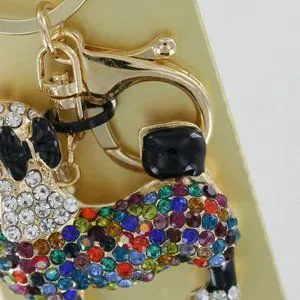 Natasha Couture Tik Tok Viral black French | Mercari Natasha Couture Black Crystal Embellished Dog Keychain main image 2